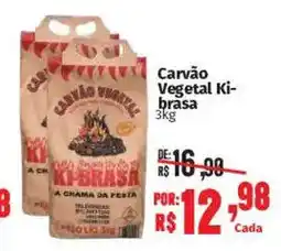 Supermercados Mateus Carvão Vegetal Ki- brasa oferta