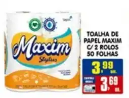 Higa's Supermercado Toalha de papel maxim c/2 rolos 50 folhas oferta