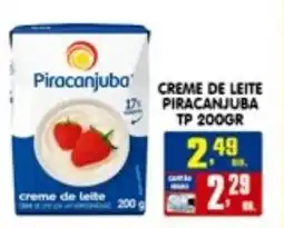 Higa's Supermercado Creme de leite piracanjuba tp oferta