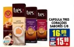 Higa's Supermercado Capsula tres coraçoes sabores c/b oferta