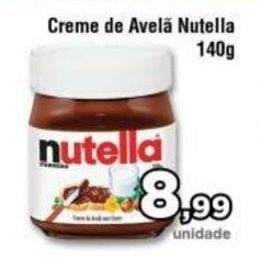 Copercana Creme de avela Nutella 140g oferta
