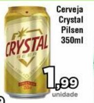 Copercana Cerveja Crystal Pilsen 350ml oferta