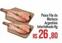 Mart Minas Peixe file de merluza argentino interfolhado kg oferta