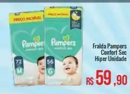 Mart Minas Fralda pampers confort sec hiper oferta
