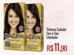 Tintura cabelo cor e ton