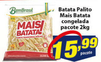Vencedor Atacadista Batata Palito Mais Batata congelada pacote 2kg oferta