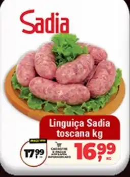 Safra Supermercados Linguiça Sadia toscana oferta