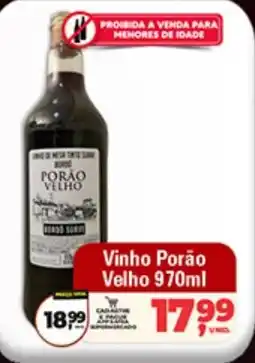 Safra Supermercados Vinho Porão Velho oferta