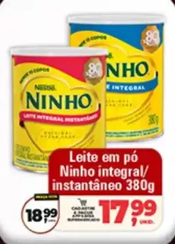 Safra Supermercados Leite em pó Ninho integral/ instantâneo oferta