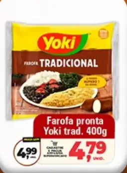 Safra Supermercados Farofa pronta Yoki trad. oferta
