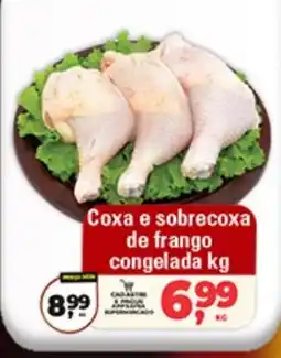Safra Supermercados Coxa e sobrecoxa de frango congelada oferta