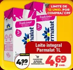 Safra Supermercados Leite integral Parmalat oferta