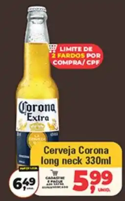 Safra Supermercados Cerveja Corona long neck oferta