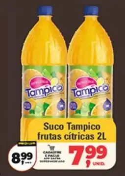 Safra Supermercados Suco Tampico frutas cítricas oferta