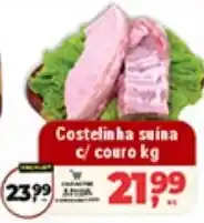 Safra Supermercados Costelinha suina c/ couro oferta