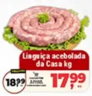 Safra Supermercados Linguiça acebolada da Casa oferta