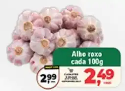 Safra Supermercados Alho roxo oferta