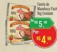 Mart Minas Farofa de mandioca pachá 1kg oferta