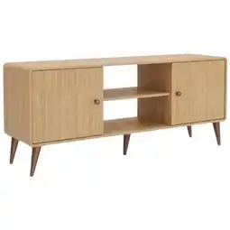 Benoit Rack Movelbento MB 1121 Curve 2 Portas Para TVs Até 50 MDP 62 x 150 x 40cm oferta