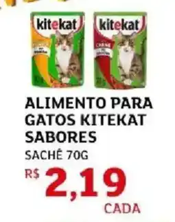 Assaí Atacadista Alimento para gatos kitekat sabores saché oferta