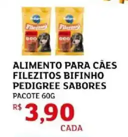 Assaí Atacadista Alimento para cães filezitos bifinho pedigree sabores pacote oferta