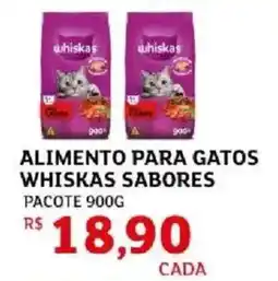 Assaí Atacadista Alimento para gatos whiskas sabores oferta