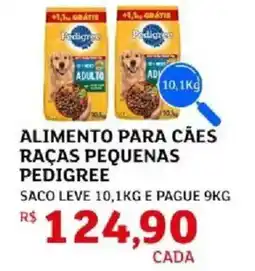 Assaí Atacadista Alimento para caes raças pequenas pedigree oferta