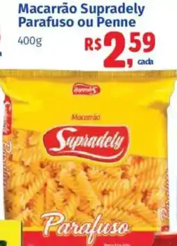 Supermercados Mateus Macarrão Supradely Parafuso ou Penne oferta