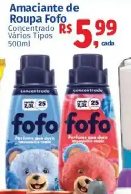 Supermercados Mateus Amaciante de Roupa Fofo oferta