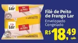 Supermercados Mateus Filé de Peito de Frango Lar Envelopado Congelado oferta