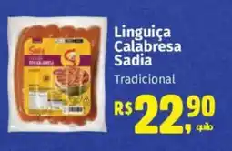 Supermercados Mateus Linguiça Calabresa Sadia Tradicional oferta