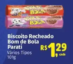 Supermercados Mateus Biscoito Recheado Bom de Bola Parati oferta