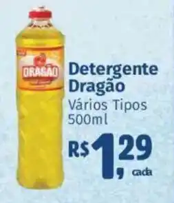 Supermercados Mateus Detergente Dragão oferta