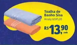 Supermercados Mateus Toalha de Banho Sisa oferta