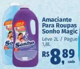 Supermercados Mateus Amaciante Para Roupas Sonho Magic oferta