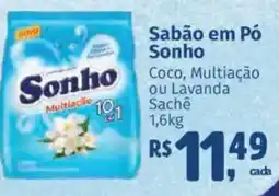 Supermercados Mateus Sabão em Pó Sonho oferta