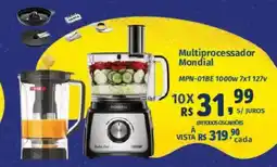 Supermercados Mateus Multiprocessador Mondial oferta