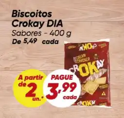 Dia Biscoitos Crokay DIA Sabores oferta