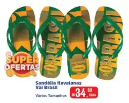 Supermercados Mateus Sandália Havaianas Vai Brasil oferta