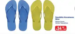 Supermercados Mateus Sandália Havaianas Slim oferta