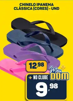 Dom Atacadista Chinelo ipanema clássica (cores) - und oferta