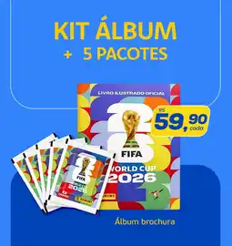 Cometa Supermercados Kit álbum + 5 pacotes oferta