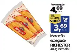 Cometa Supermercados Macarrão espaguete RICHESTER (sêmola) oferta