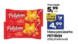 Cometa Supermercados Massa para lasanha PETYBON oferta