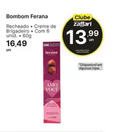 Comercial Zaffari Bombom Ferana oferta