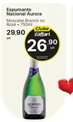 Comercial Zaffari Espumante Nacional Aurora oferta