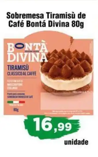Sobremesa Tiramisù de Café Bontá Divina 80g