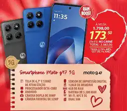 Lojas Cem Smartphone Moto g47 5G oferta