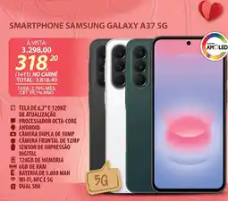 Lojas Cem Smartphone Samsung Galaxy A37 5G oferta