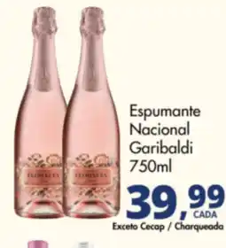 Delta Supermercados Espumante Nacional Garibaldi oferta